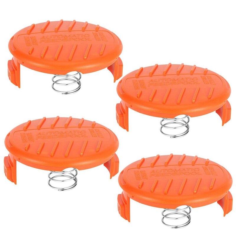 8-Pack RC-100-P Vervanging Spool Cap Covers En Lente Voor Black-Decker Afs Trimmer GH600 NST2018 CST2000: Default Title