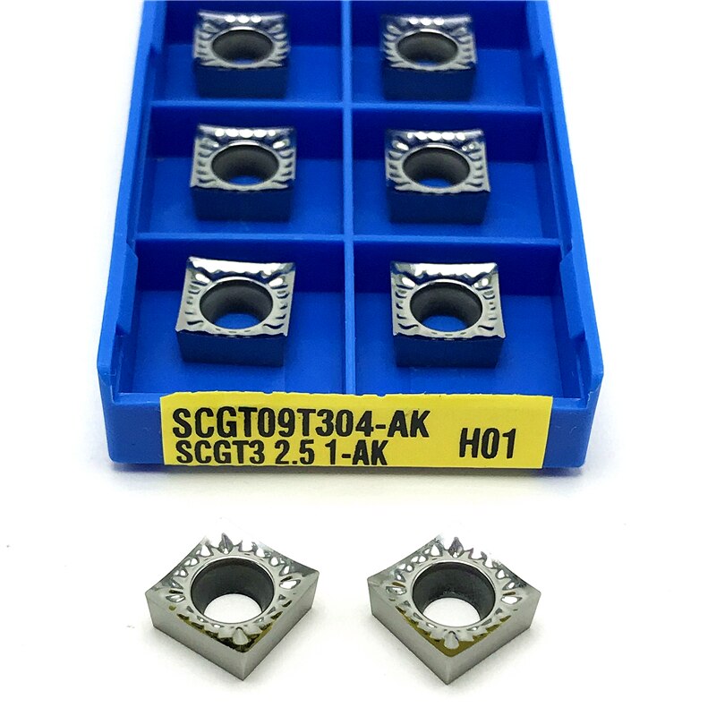 SCGT09T302 Ak H01 Carbide Inserts Snijgereedschap Aluminium Inserts Interne Draaigereedschap Scgt 09T302 Carbide Hout Draaien Gereedschap