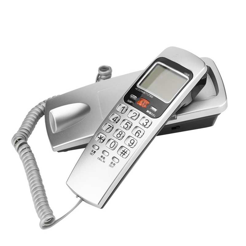 FSK/DTMF Caller ID Telephone Corded Phone Desk Put Landline Extension Telephone for Hom Telephone Wall Mounted Telephone