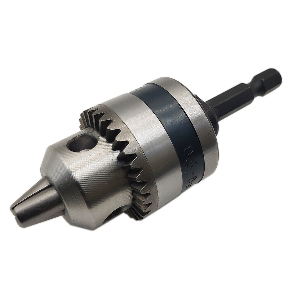 0.6-6mm Precise Drill Chuck Converter 3/8''-24UNF Thread Quick Change Adapter SDS-Plus Shank 1/4" Hex
