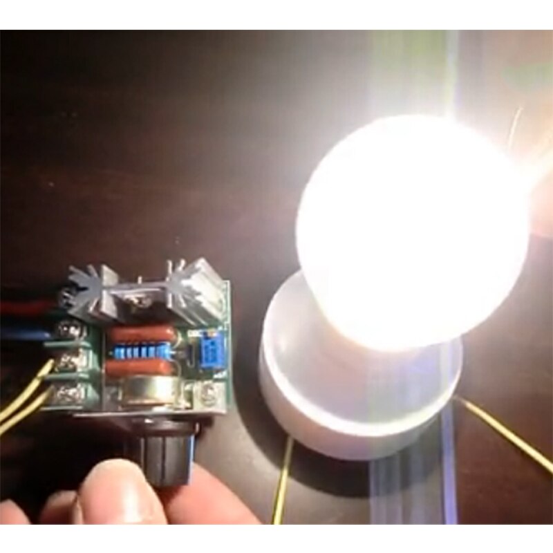 AC 220V Spannung Regler Gemacht LED Dimmen Dimmer 2000W Motor- Geschwindigkeit Regler Gouverneur Modul W/Potentiometer