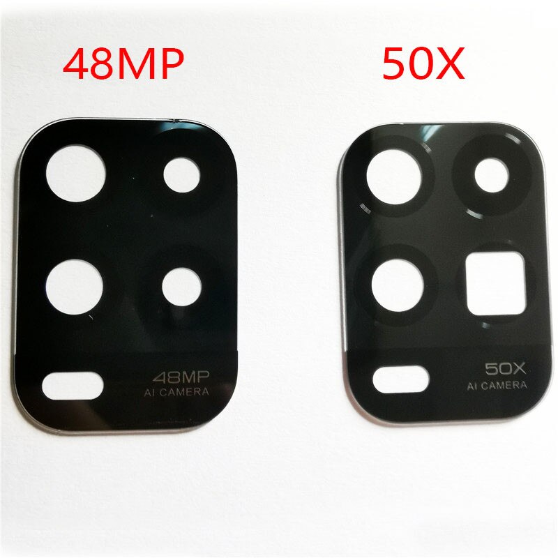 2pcs/lot Coopart Back Rear Camera Lens Glass Cover Replacement Cover ForXIAOMI Mi 10 Lite Youth 5G 48MP 50X Highwith sticker