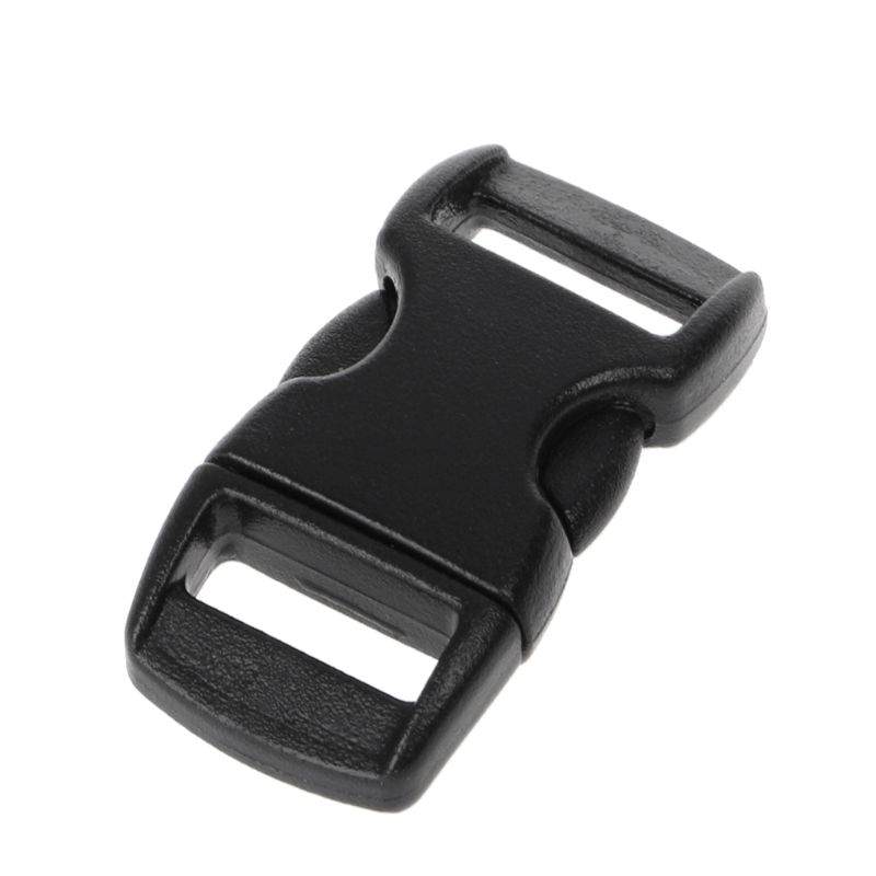 10 teile/los Schnallen Für Umbrella Paracord Armbänder Black Side Release Schnallen