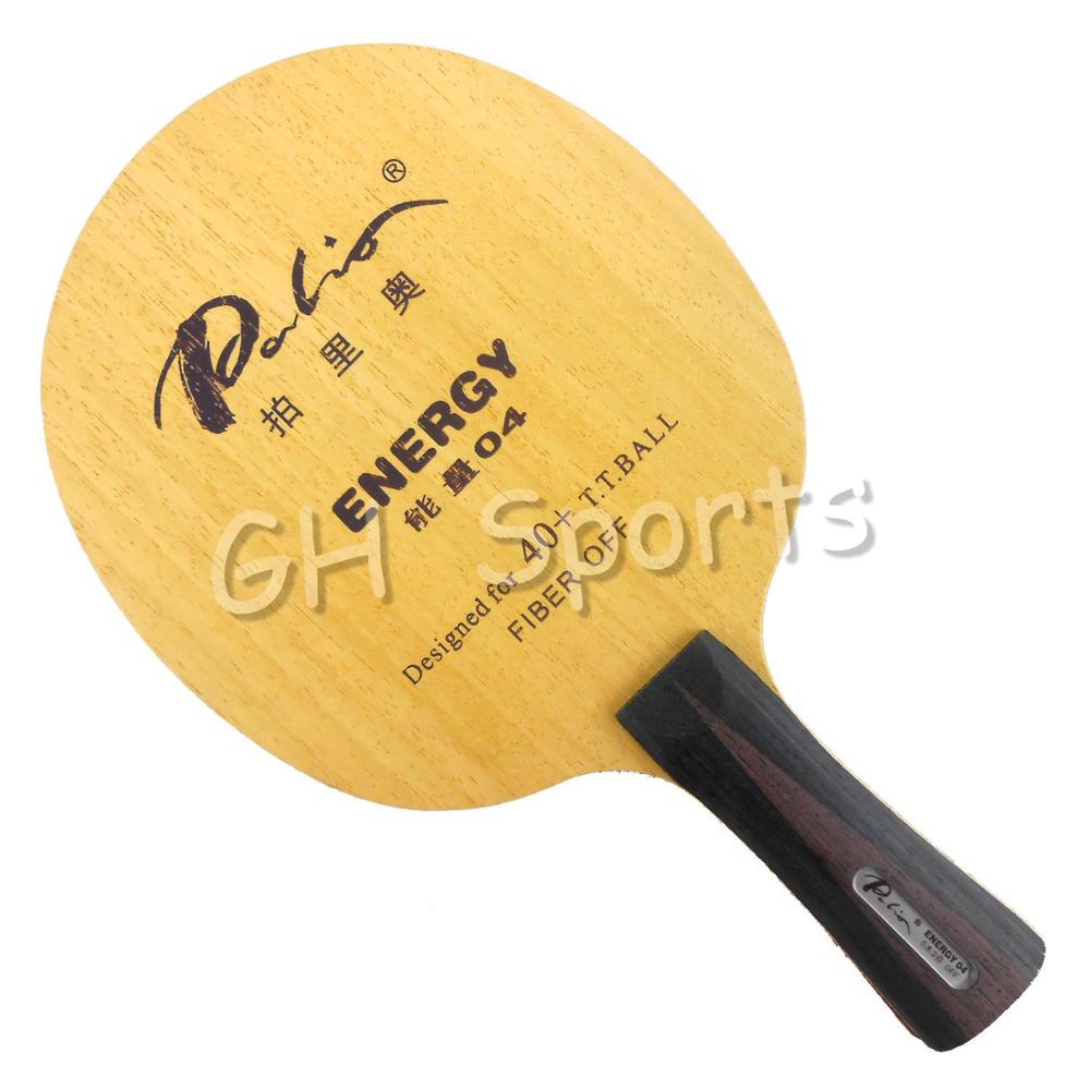 Palio ENERGY04 ENERGY 04 ENERGY 04 ENERGY-04 hoja de tenis de mesa de madera + 2 fibras, para raqueta de ping pong