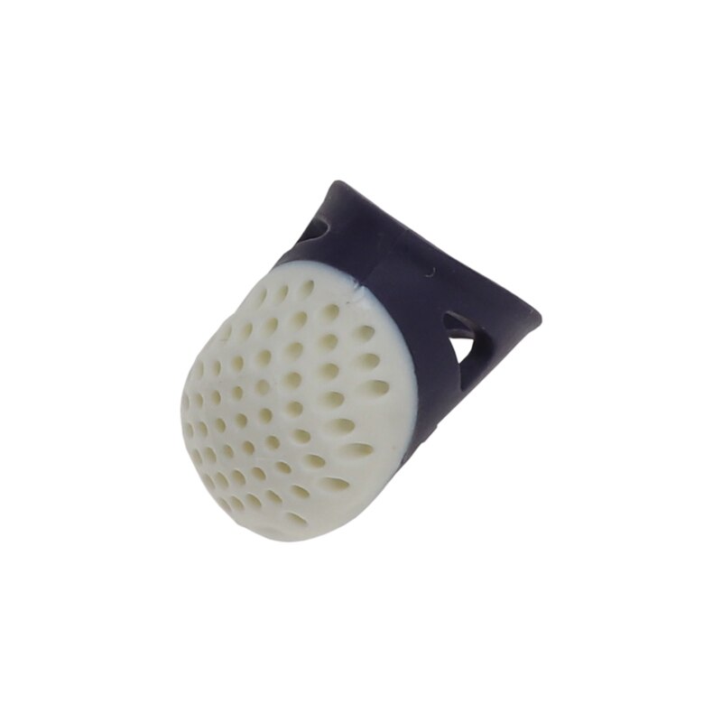 Dedal Protector de dedos para costura, herramientas de bricolaje para el hogar, accesorios de artesanía acolchados, cómodos y antideslizantes, FT0821