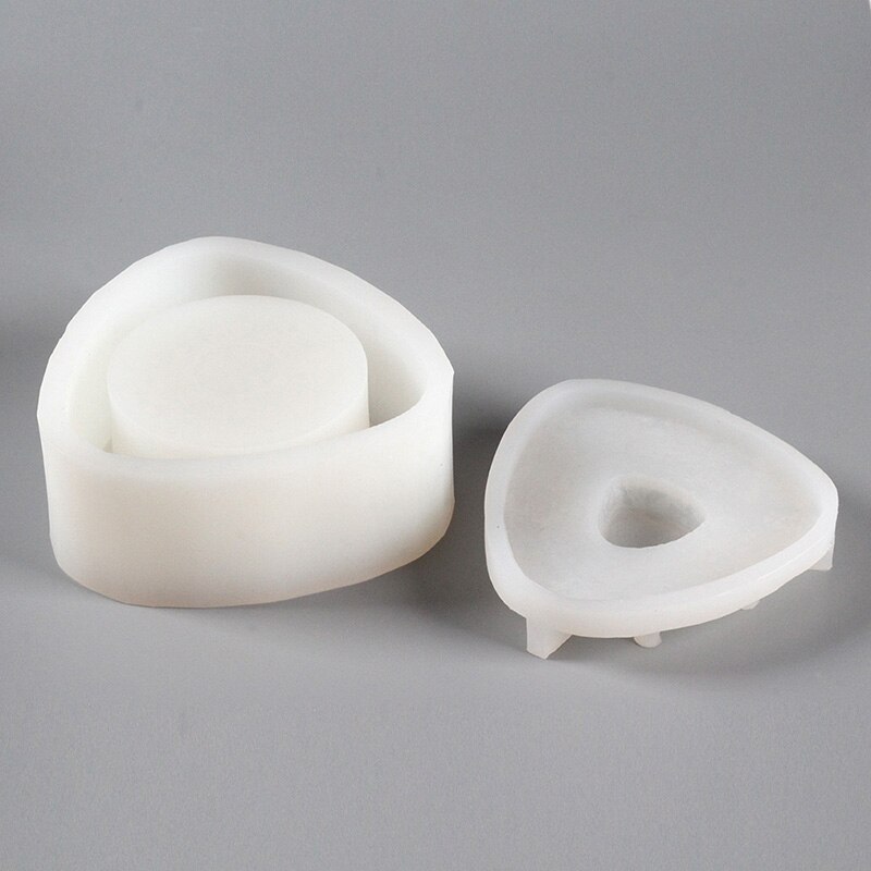 Nicole Siliconen Beton Asbak Mallen Triangel Organizer Box Tool