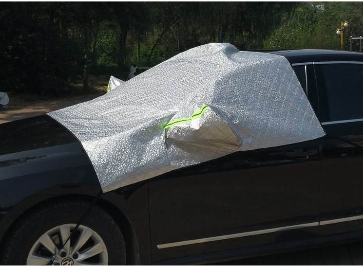 Accesorios de coche cubiertas para coche entero cubierta Universal de coche al aire libre impermeable granizo protección contra la nieve cubiertas de coche parasol para sedán SUV