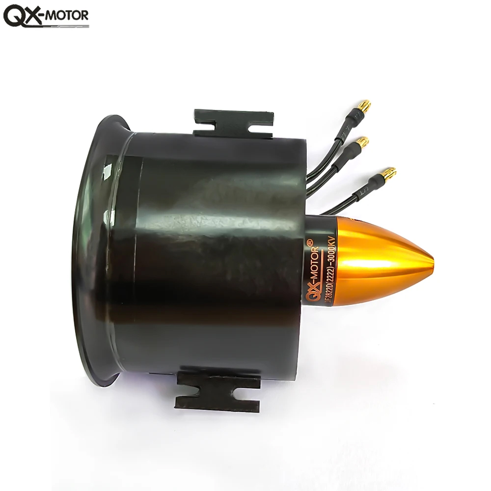 QX-MOTOR DIY EDF Impeller 30mm / 50mm / 64mm / 70mm / 90mm mit bürstenlosem Motor für RC Helikopter und Jet-Flugzeugteile