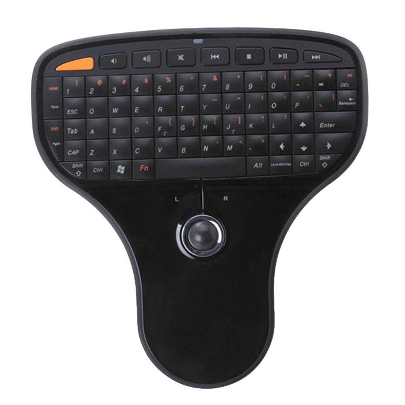 N5901 Mini Wireless Remote Keyboard Air Mouse with Trackball Ultra-light Multimedia Control Function for Android TV Box