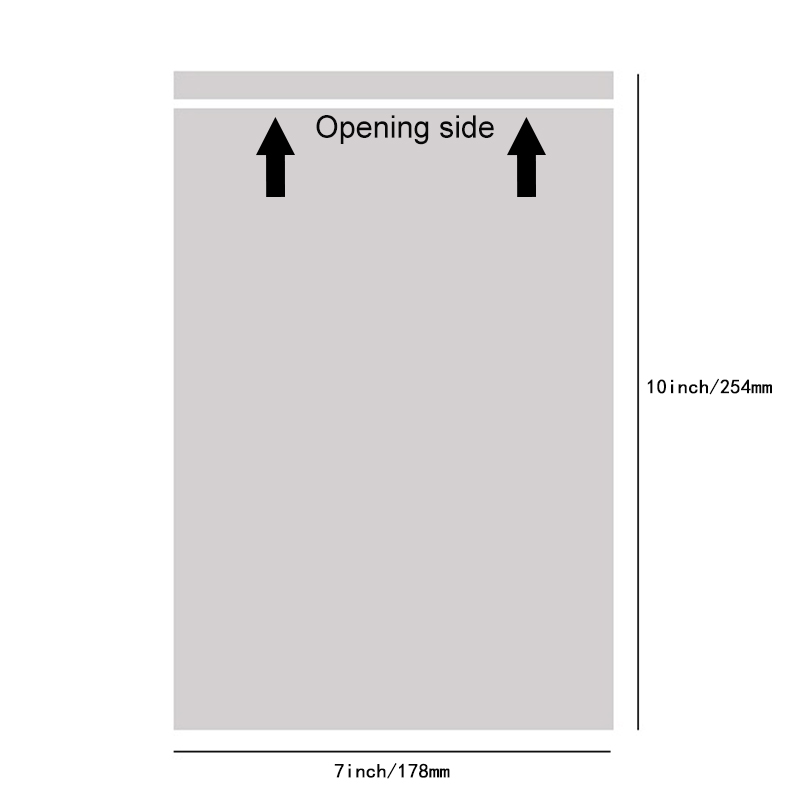 Enveloppe transparente avec facture, étiquette d'expédition, auto-adhésive, 50 pièces, 4,5x5,5 7x10