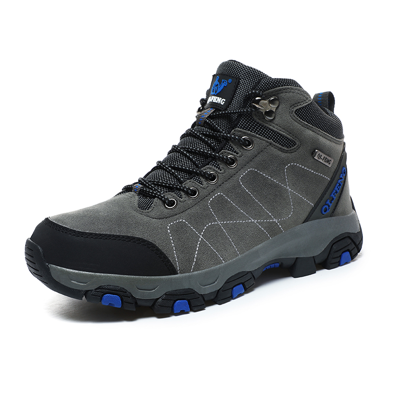 Herren hoch oben Wanderschuhe fortschritt liche rutsch feste Turnschuhe bequeme Schuhe für alle-Terrain-Abenteuer Klettern Jagd Wandern: Grau / 36
