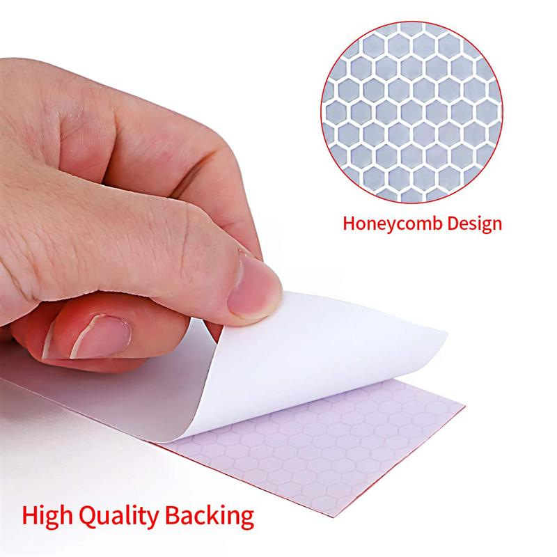 5 cm * 45 M Reflecterende Tape Roll Wit Rood Veiligheid Tape Trailer Conspicuity Dot Warming Tapes Reflecterende voor Voertuig auto Accessoires