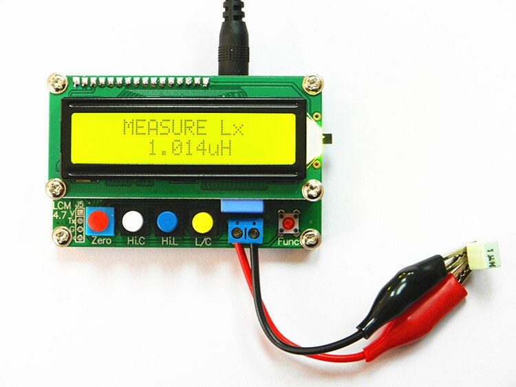 LC-100A Digital L/C Inductance Capacitance LCD Display Meter High Precision