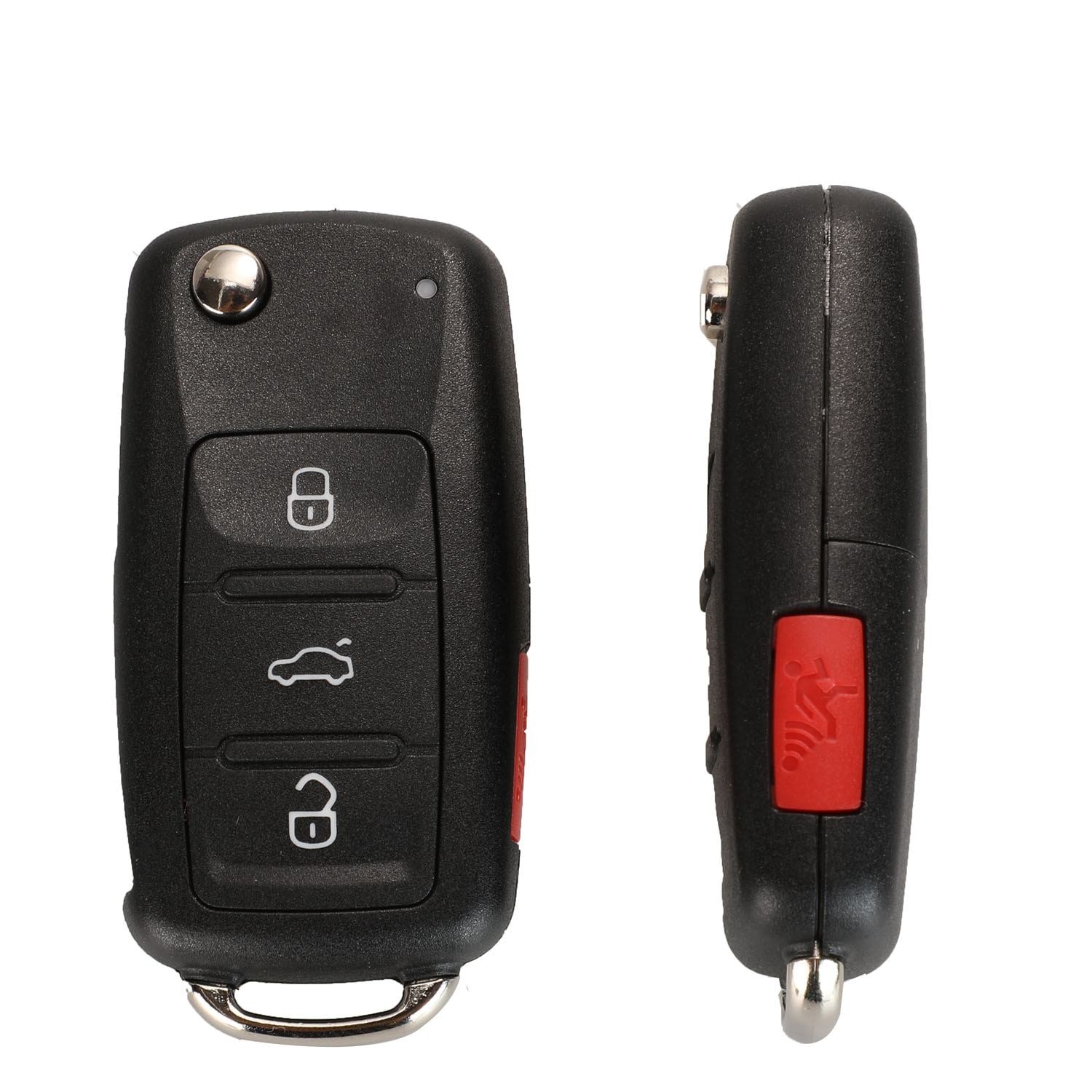 jingyuqin Flip Remote Car Key Shell Fob For VW Polo Golf MK6 Tiguan Touareg 202AD 202H 202Q 2/3/4/5 Button Key Case