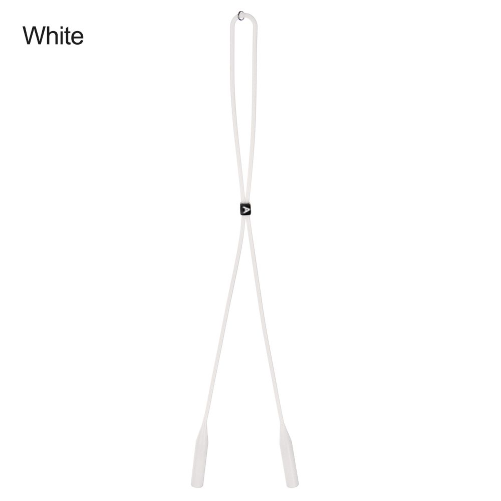 1PC Silikon Brillen Schlüsselband Gläser Kette Sonnenbrillen Band Sport Band Kabel Halfter Für freundlicher Erwachsene Auge Zubehör: C-54 cm Weiß