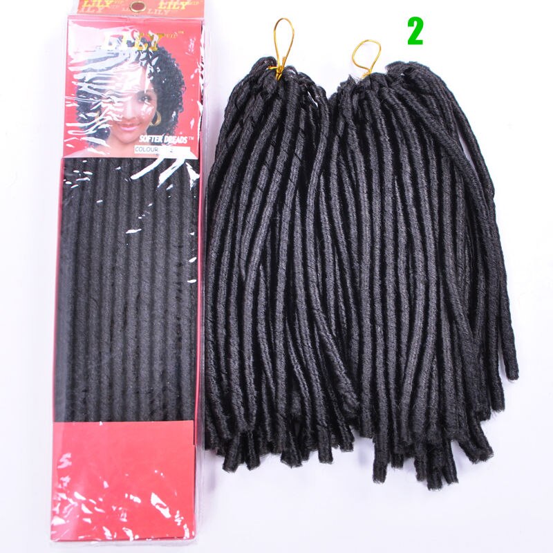 Extensions de mèches au Crochet, 30 racines, 14 pouces, Faux mèches, 12 couleurs, tresses au Crochet: n ° 2
