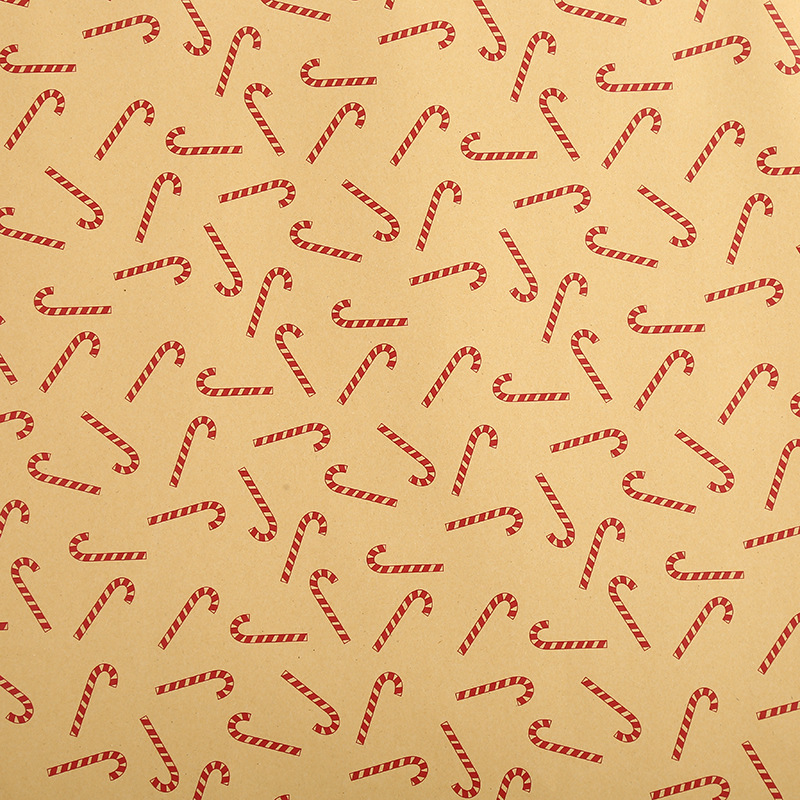 1Pc DIY Craft Paper for Party Birthday Christmas Year Retro Christmas Single-sided Wrapping Paper Kraft Packaging Paper: army green