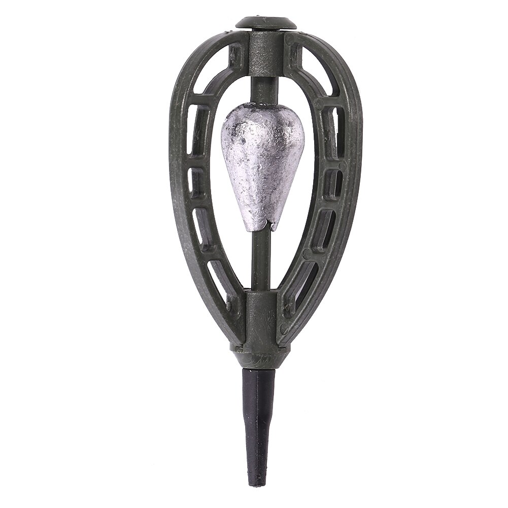 30/40/45/60g fiskeføder havkat madding kurv burholder med bly synke karpe fiskegrej værktøj pesca iscas tilbehør: A1032-30g