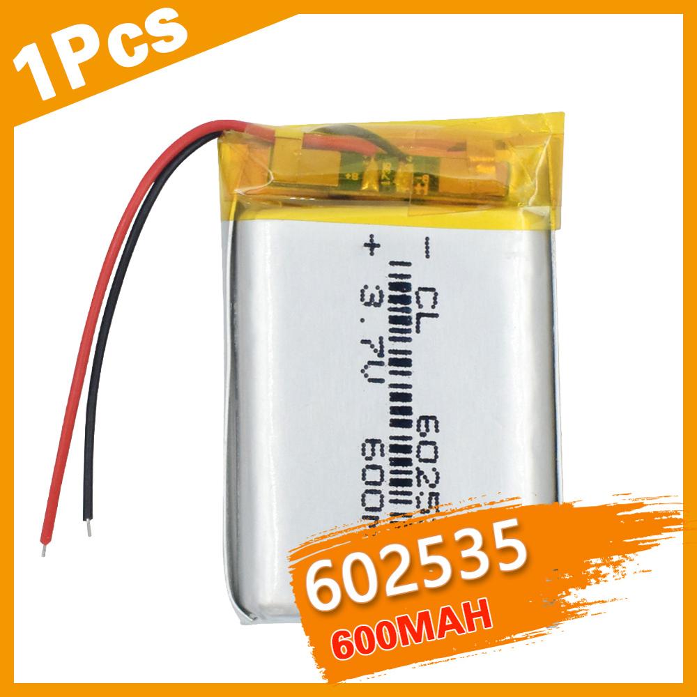 Versorgung lithium-batterie lithium-polymer akku 602535 600 mah 3,7 V Für MP3 MP4 MP5 GPS PSP MID Bluetooth headset