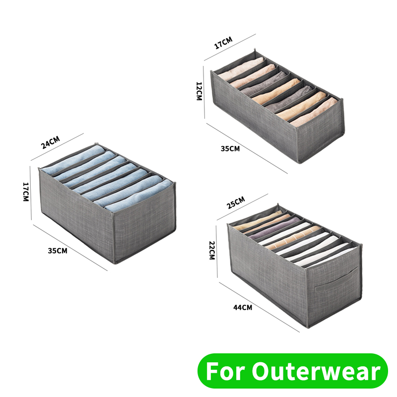 Stoff Schlafzimmer Schrank Organizer BH T-Shirt Baby Schubladen Organizer Boxen Sparen Kleidung Separator Kleiderschrank Lagerung Organisation: Licht Gelb
