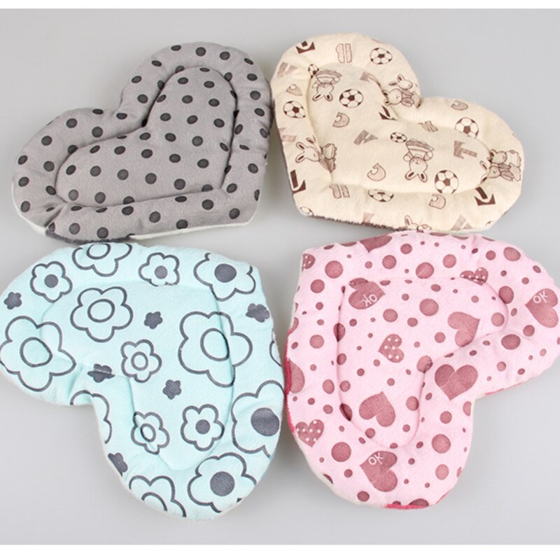 Tapete antimordedura para mascotas pequeñas, Hamster en forma de corazón, suave, corto de felpa, cálido para invierno, conejillo de indias, cama de erizo, juguetes para mascotas