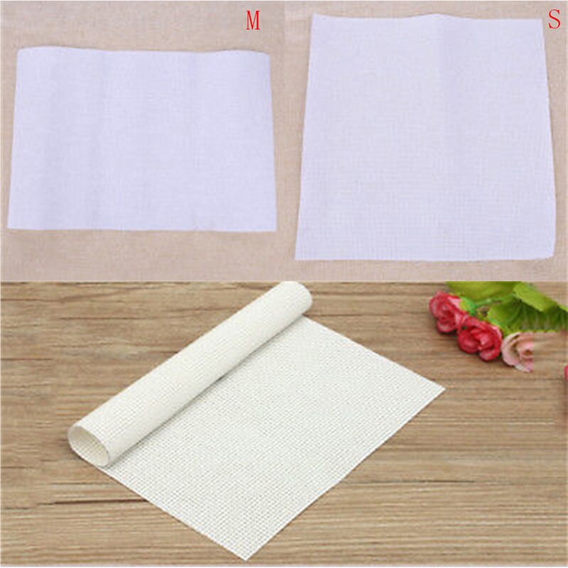 Embroidery Aida Cloth Fabric Canvas Cross Stitch Aida Cloth Fabric Canvas Aida Cloth For DIY Handmade Embroidery 30*30cm 45*30cm