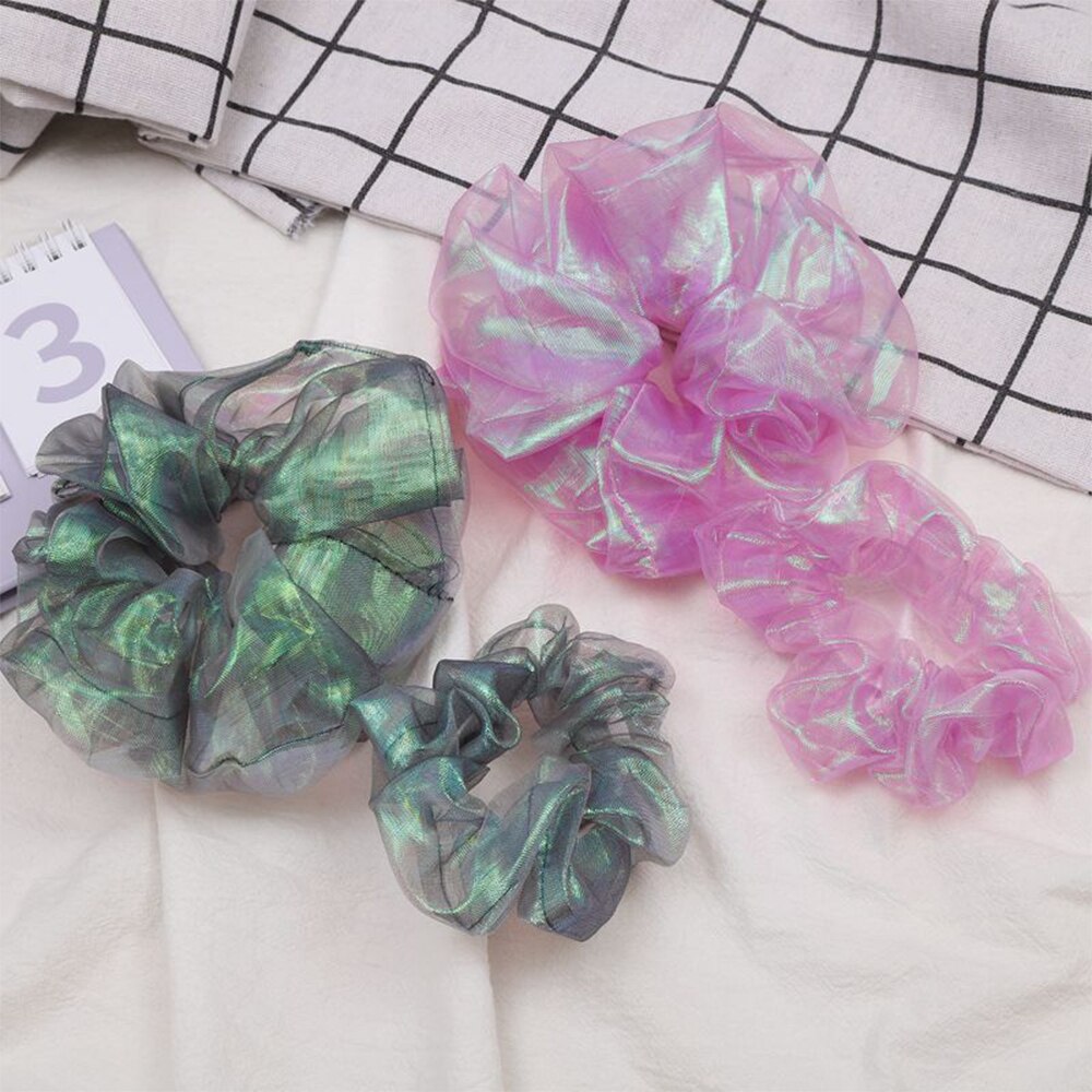 Spitze kopf blume fantasy Meerjungfrau dickdarm haar Ring polier Netz Blick haar Ring haar seil dickdarm Ring