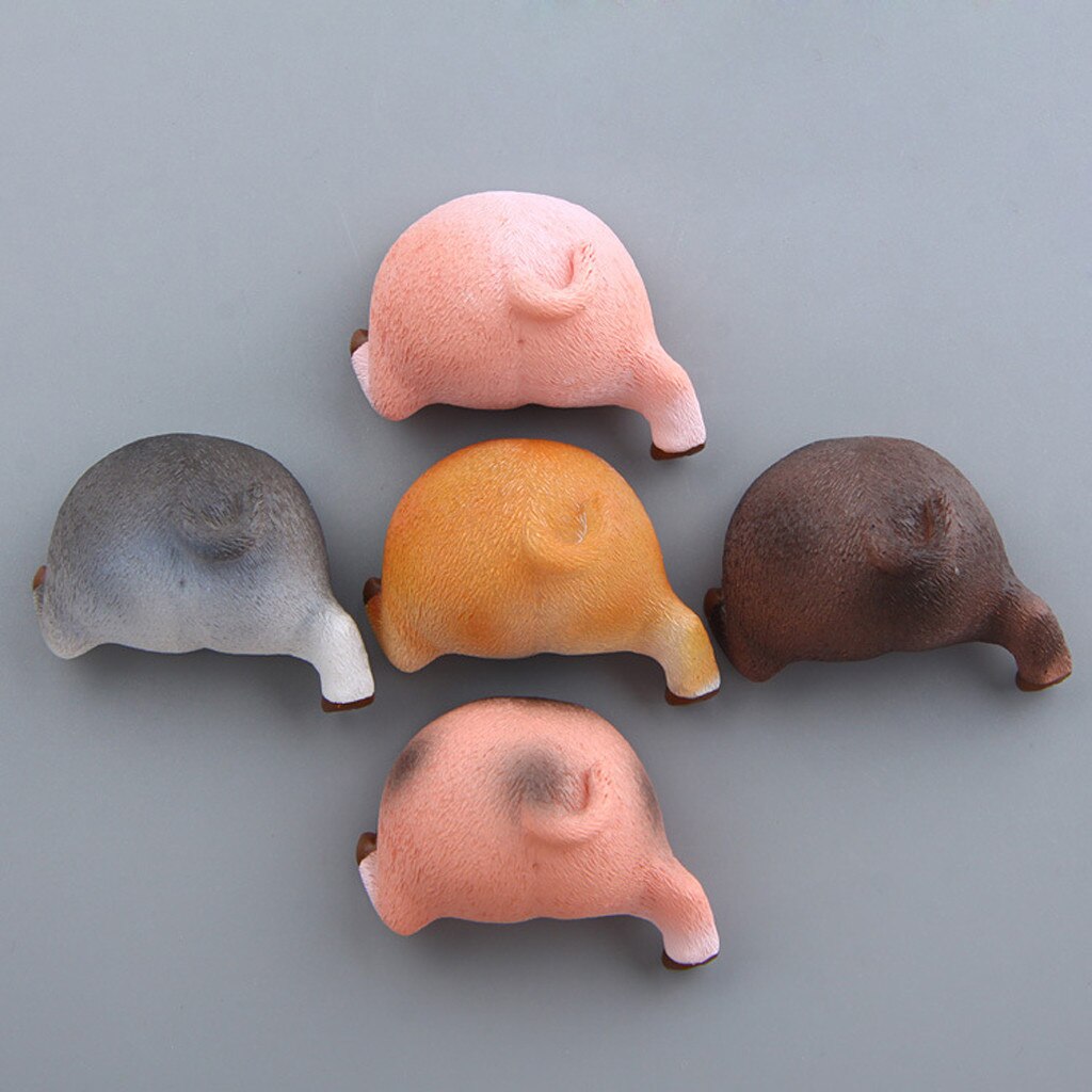Autocollants muraux 3D Adesivo De pareil | Bâton cochon fait à la main, réaliste, stéréo, boucle magnétique créative, # W