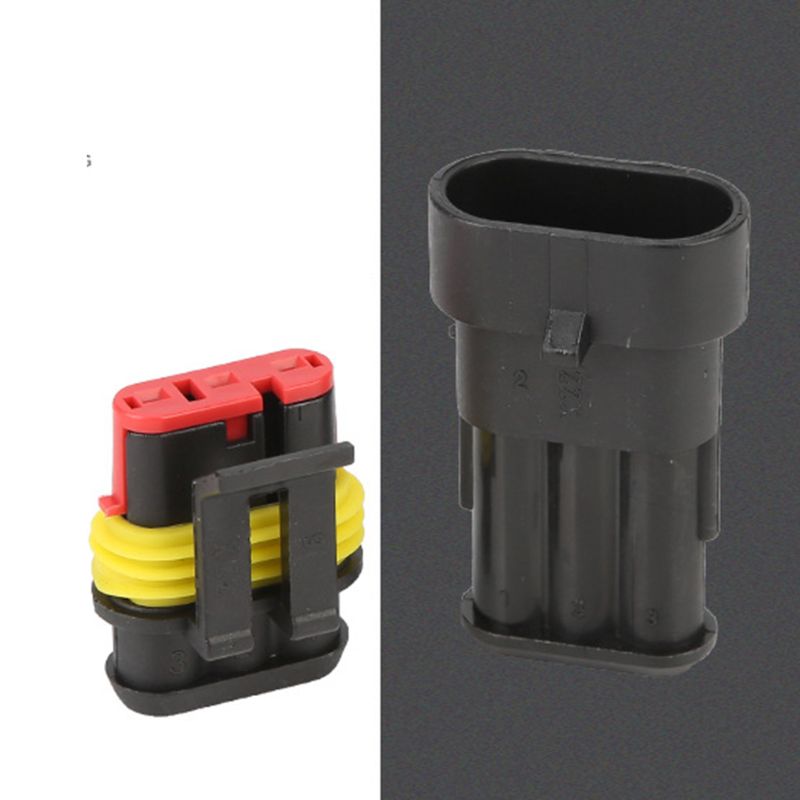 10 Set Car Waterproof Electrical Terminal Wire Connector Plug for Motorcycle Scooter Auto Truck