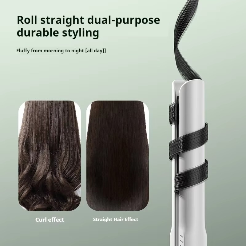 Elektrisk hårtång snabbvärmande locktång för vågig frisyr järn hårstyling locktång plattång för hemskola resor
