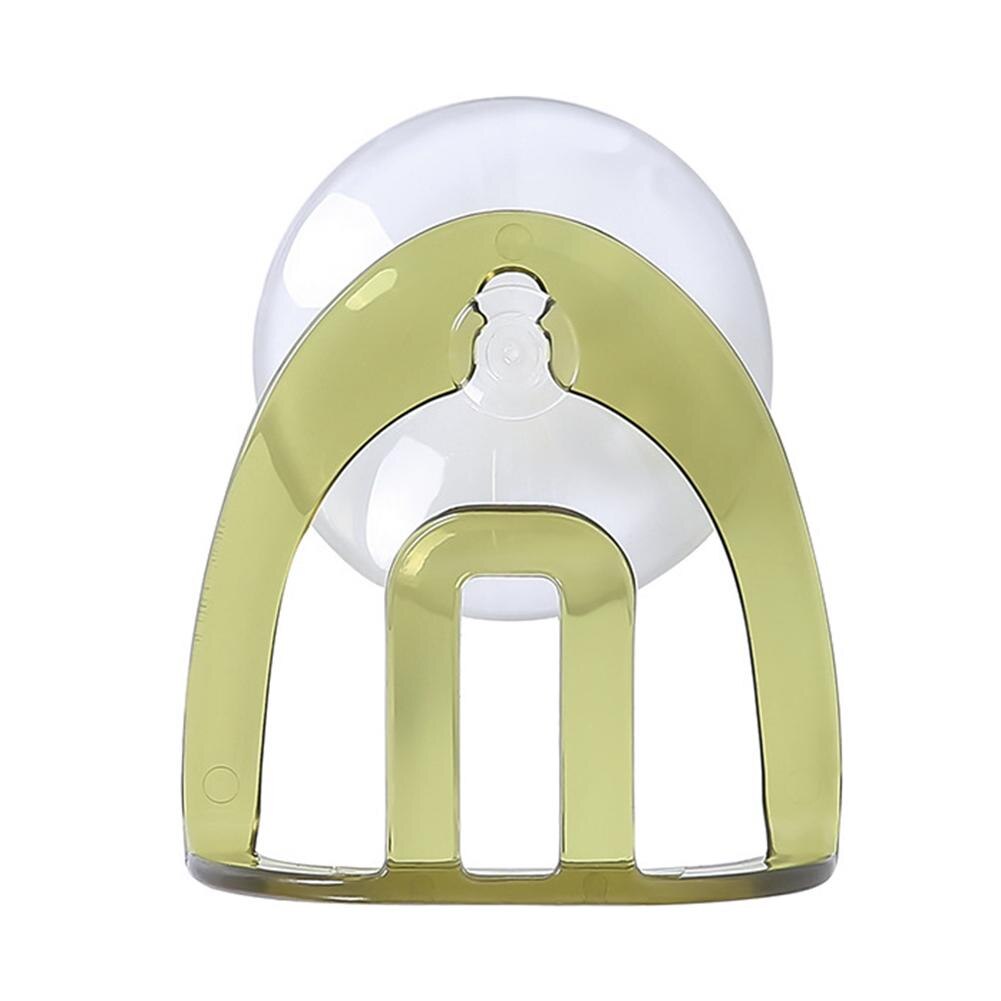 Ventosa de cocina rejilla para escurrir para fregadero soporte de almacenamiento de cocina, fregadero, estante escurridor, organizador de accesorios para baño: green
