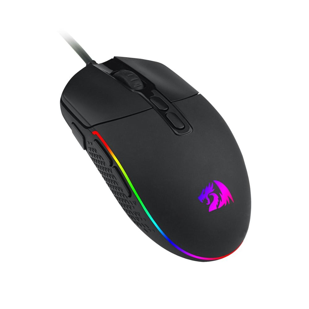 Redragon M719 INVADER wired optical gaming mouse 7 programmable buttons RGB backlight 10000 DPI ergonomic PC gaming mouse