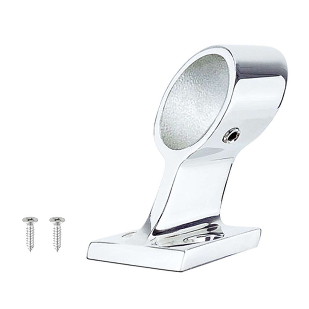 Durable 316 Stainless Steel Marine Boat Handrail Fitting Left End Stanchion 22mm