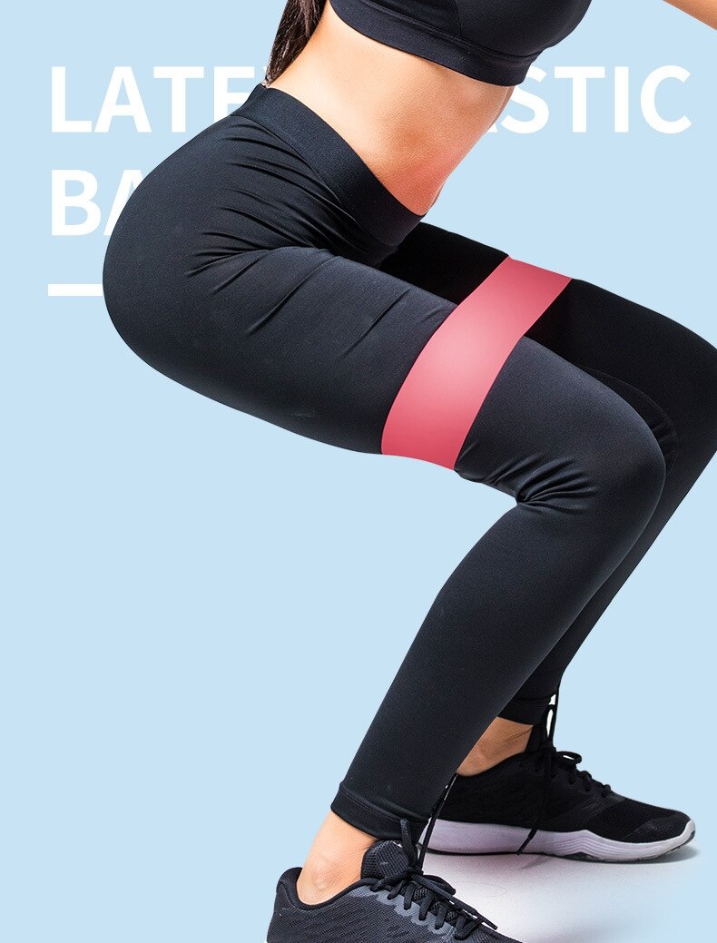 5 pièces bandes de résistance de Yoga étirement boucle en caoutchouc exercice équipement de Fitness musculation corps Pilates musculation