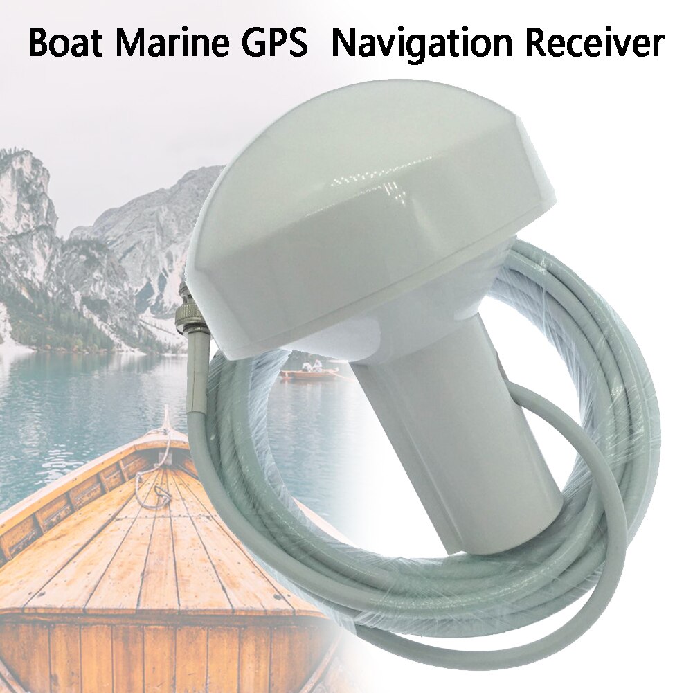 DIY With Beidou Marine GPS Antenna High Sensitivity 30dB Boat ABS Ship BNC Connector Accessories Navigation Receiver Cable
