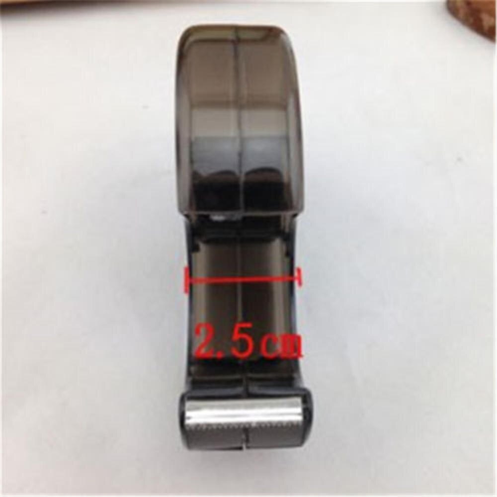 1PCS Sealing Packaging Parcel Plastic Width Tape Cutter Dispenser Random Color School office Supply