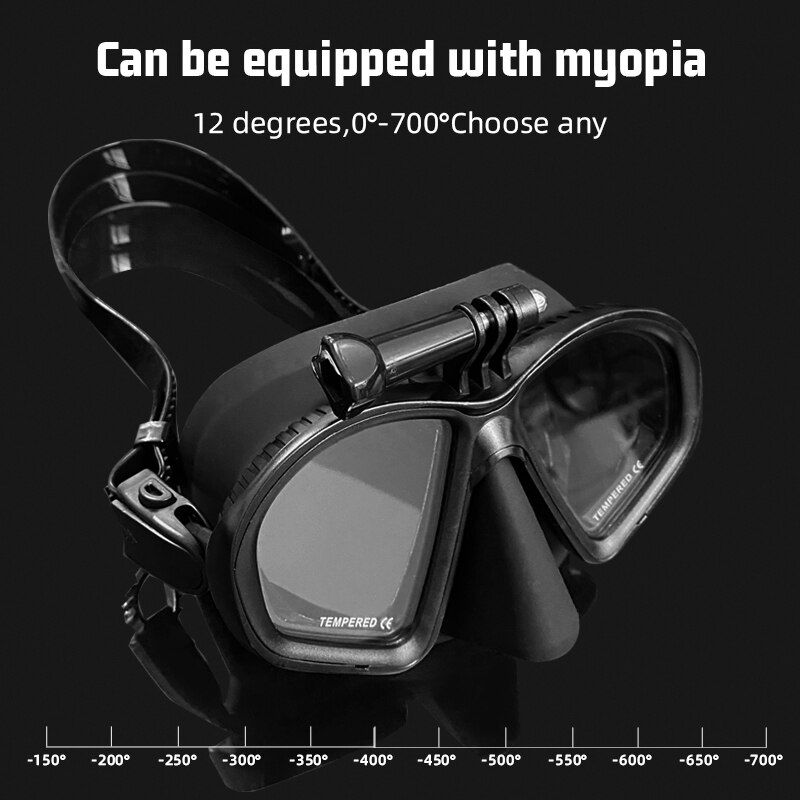 Lage Volume Gratis Duikbril Scuba Apparatuur Onderwater Volgelaatsmasker Gratis-Duik Bril Professionele Snorkelen Bril