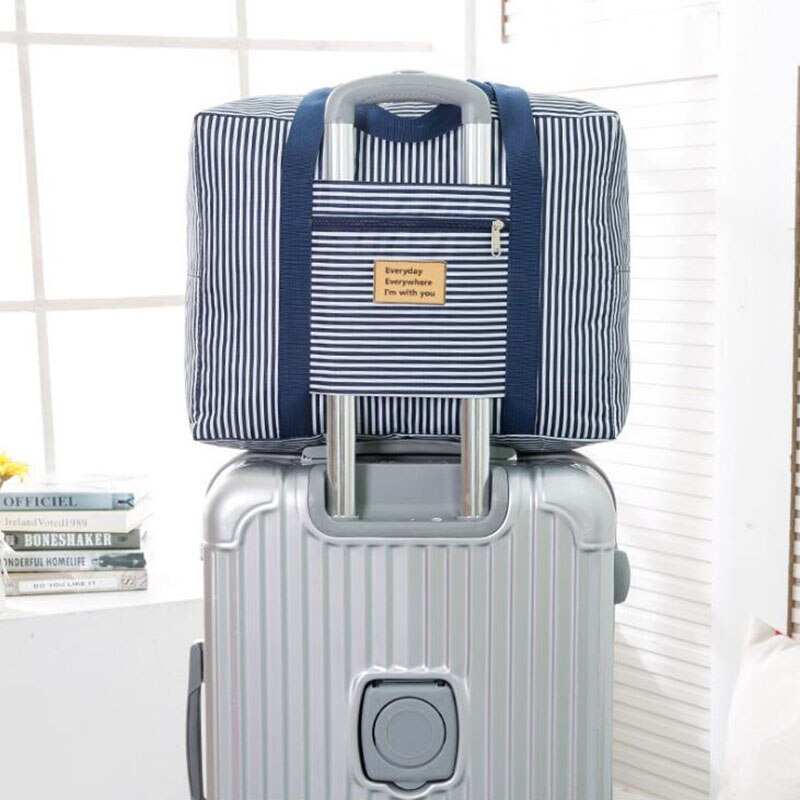 Duża pojemność kobiety mężczyźni torba podróżna do noszenia w dłoni wodoodporna Oxford bolsa plegable torby bagażowe Weekend zipper organizador de zapatos