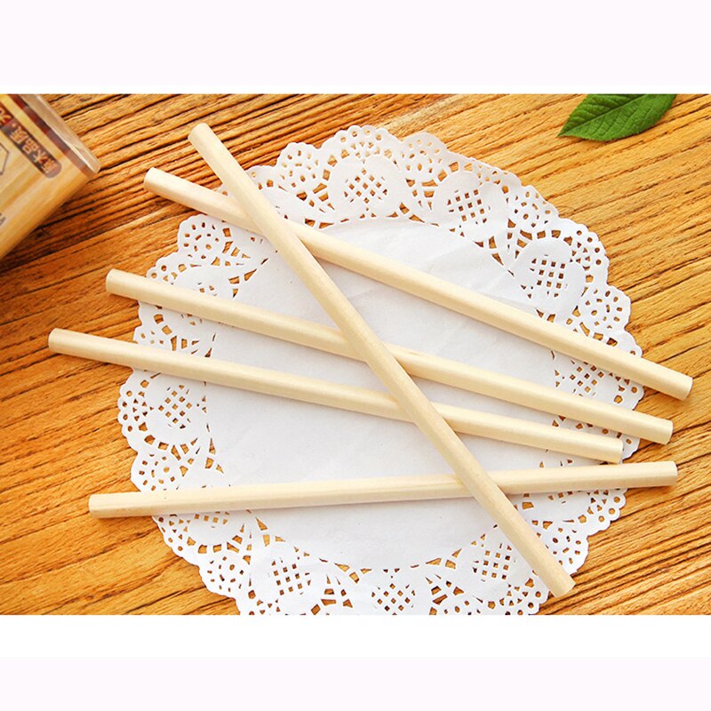 100pcs wood triangle pencil student kids pencils for school writing carpenter children HB pencil graphite