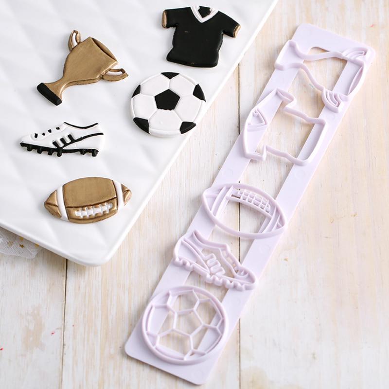Cortador de galletas y pastelería, para cortar pasteles utensilio de cocina, Fondant, ideal para deportes de Fútbol