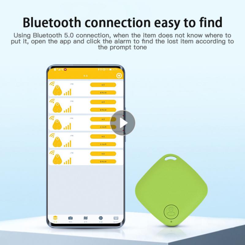 Llavero GPS antipérdida, dispositivo localizador de llaves compatible con Bluetooth, alarma de pérdida de teléfono móvil, artefacto bidireccional, rastreador de etiqueta inteligente
