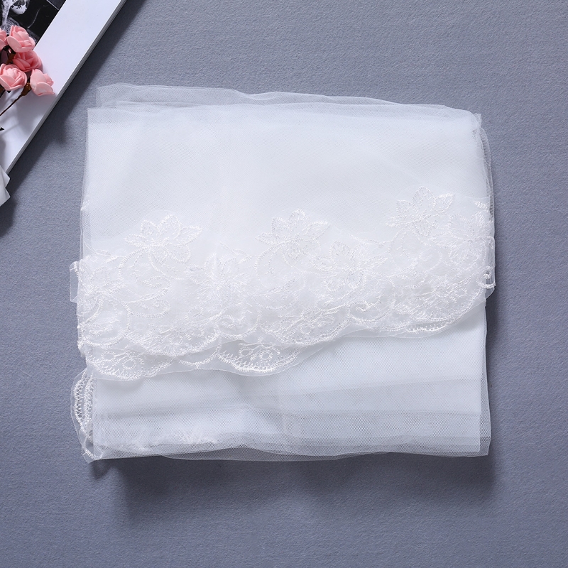 Wedding Bridal 2 Meters 3 Meters Long One Layer Veil Wedding Accessories