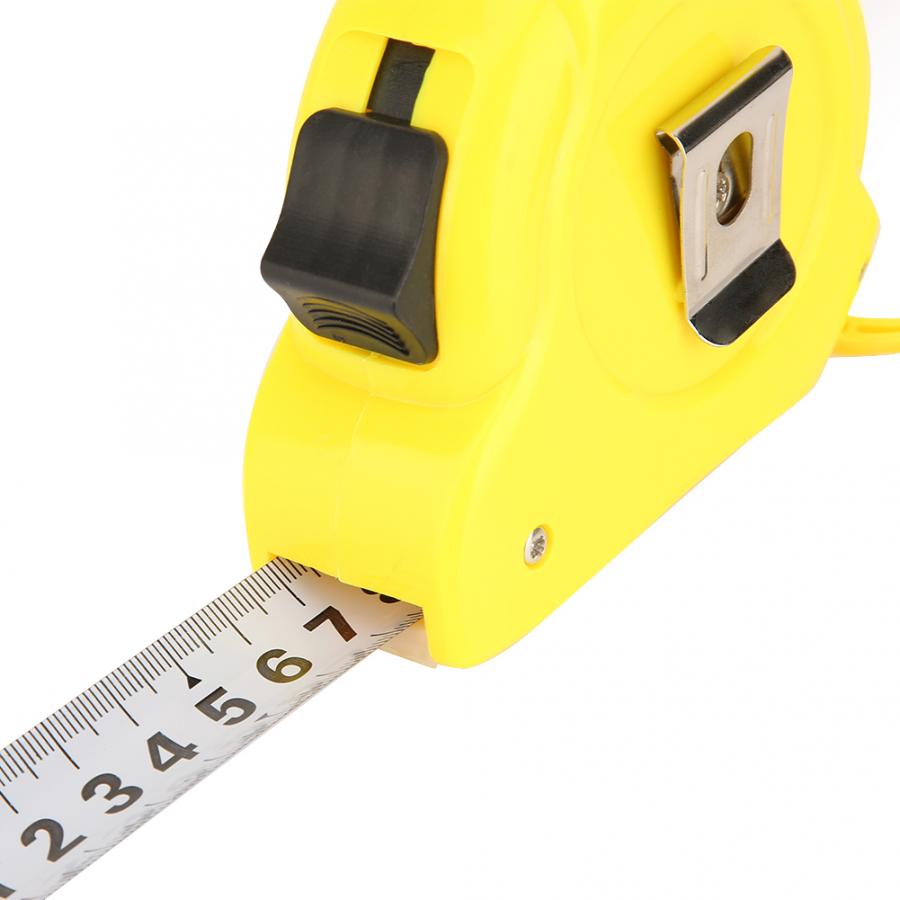 TU-1025A 10m Stainless Steel Tape Measure Flexible Ruler Retractable Woodworking Measuring Tool