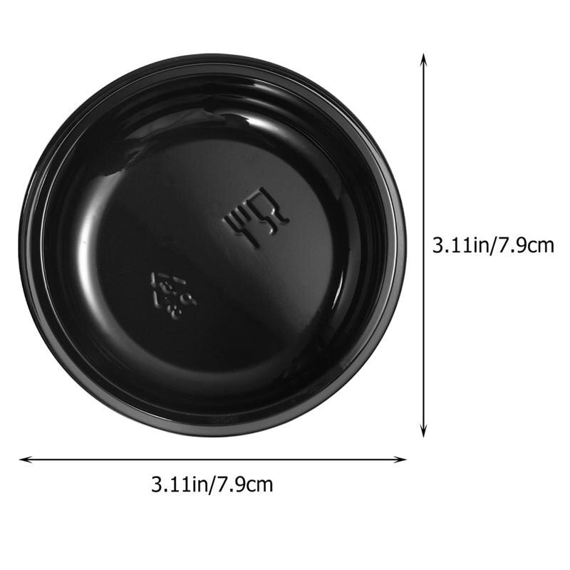 200pcs Small Condiment Dish Disposable Sauce Plate Take-Out Plate Seasoning Trays For Mustard Sushi