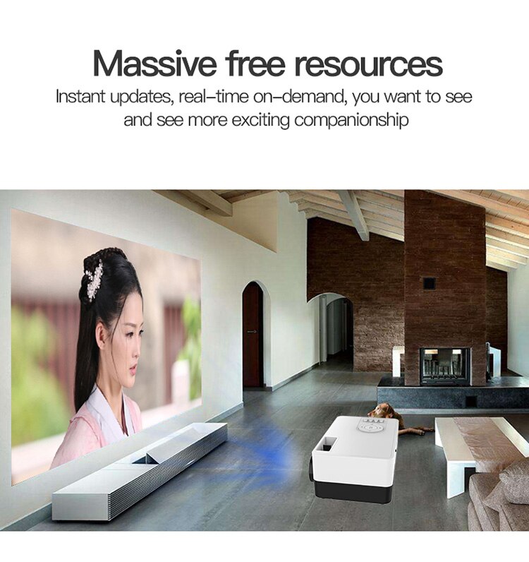 Portable 10W-24W 1080P HD Mini Projector Native 1920x1080P LED Android Projector Video Home Cinema TFT LCD Movie Game Proyector