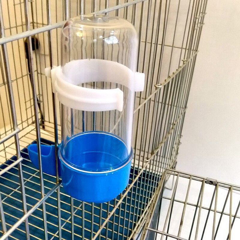 240ML Bird Water Feeder Automatic Hanging Bird Waterer Parrot Food Dispenser for Cage Water Container Bird Feeders Legendog