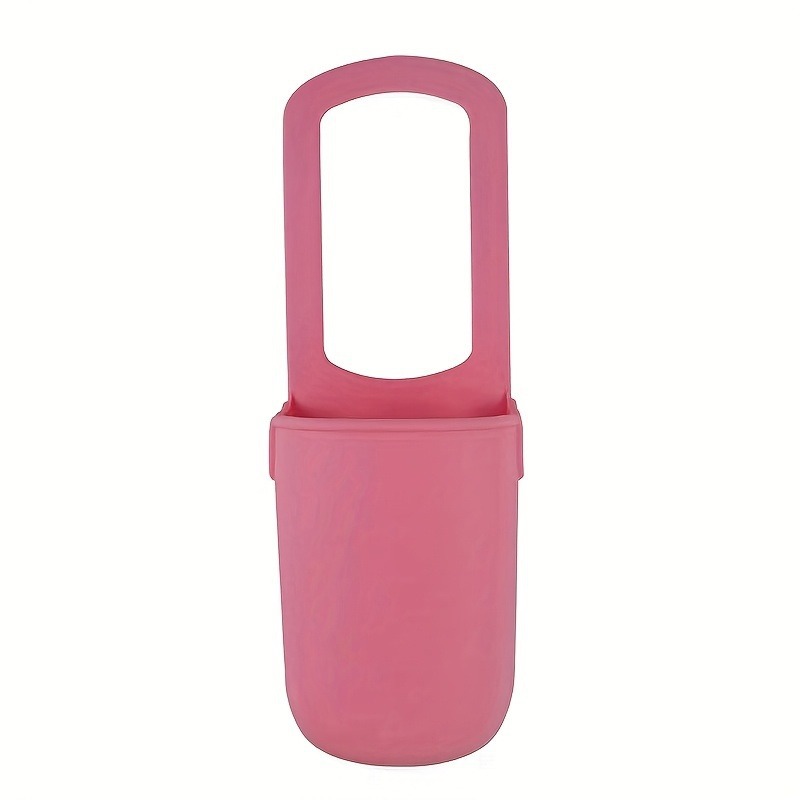 Universal Stroller Cup Holder Silicone Pram Cup Holders Bottle Phone Organizers Portable Wheelchair Bicycle Bottle Storage Bag: green