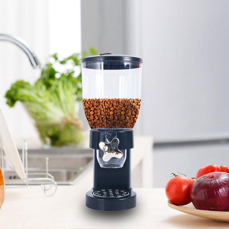 AD-Multifunctional Pasta Cereal Dry Food Dispenser Storage Container Dispense Household Kitchen Machine Food Storge Bottles