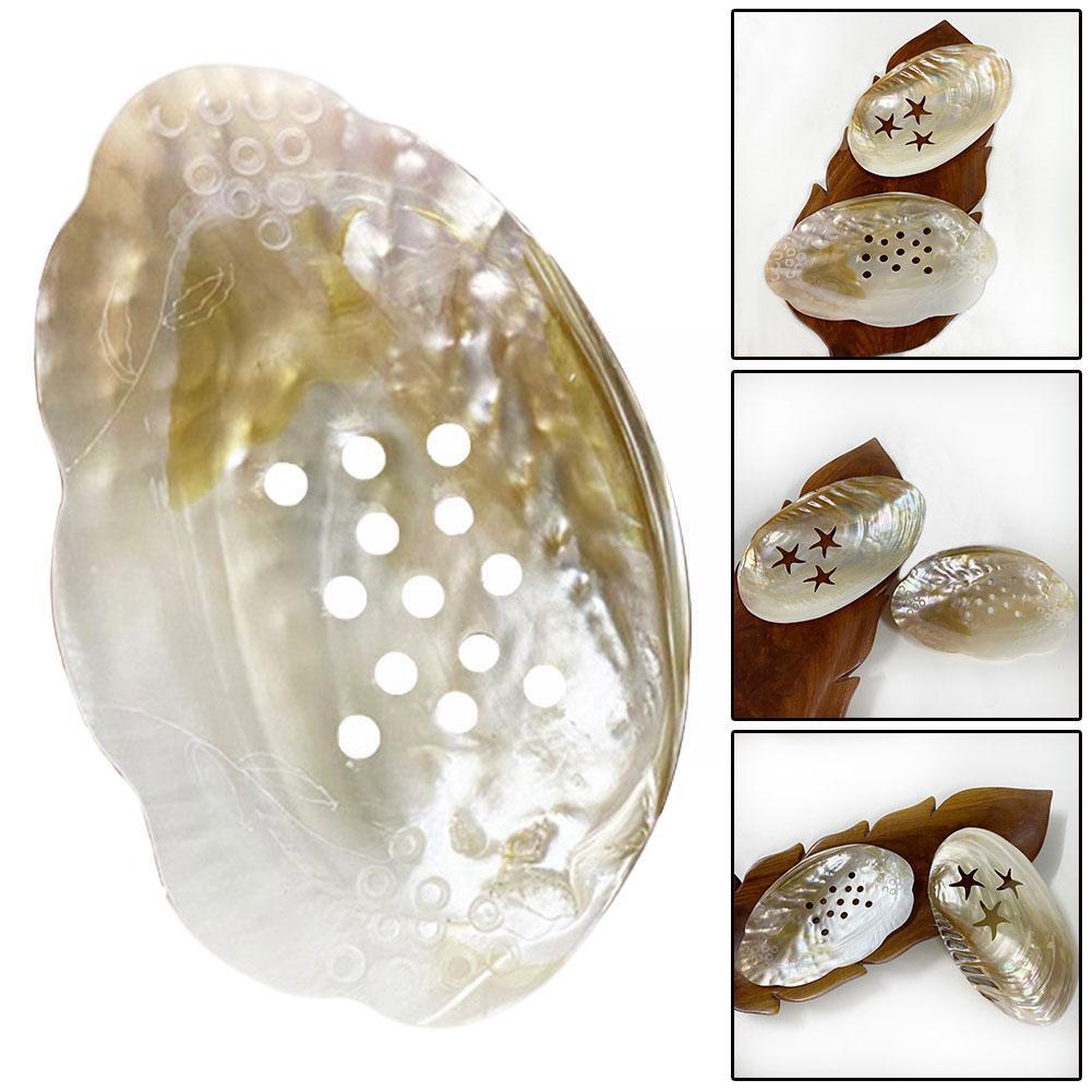 Natural Freshwater Pearl Shell Oyster Mother of Pearl Nautical Home Decor Beach Clam Shell for DIY Jewelry Making Craft Sea U0I0