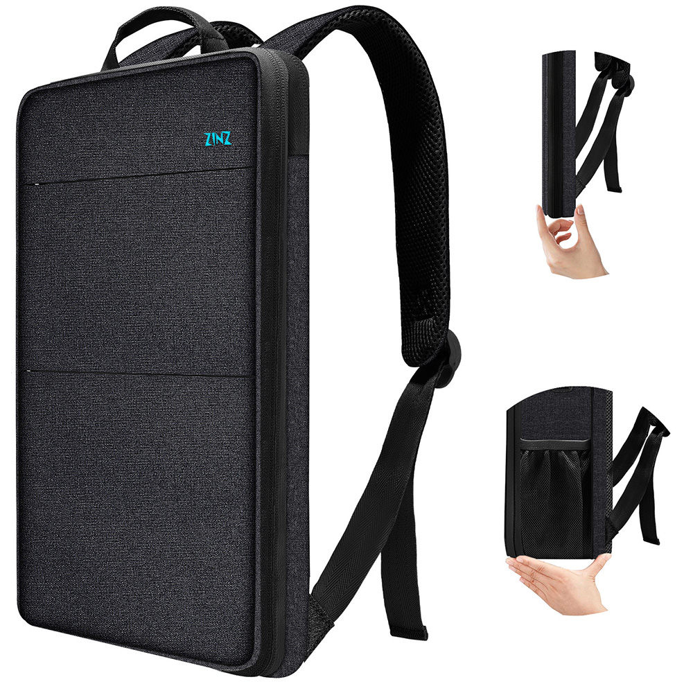 Slim Expandable 15 15.6 16 Inch Laptop Backpack , Spill-Resistant Notebooks Bag for Most 14-16 Inch MacBooks Or Other Computers: black